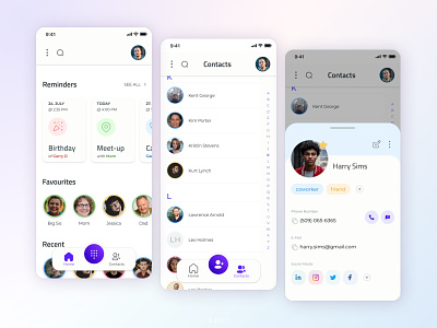 Contact App Concept