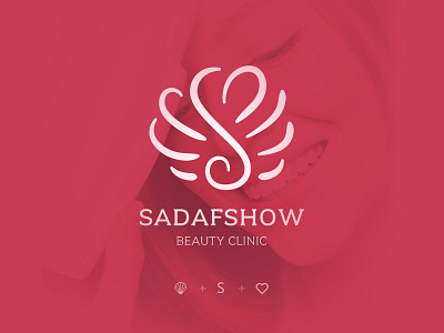 Sadafshow BeautyClinic art branding branding design clinic graphic graphic design logo symbol