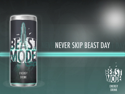 Beastmode Energy Drink body building brand branding design drink drinking energy drink fitness gains graphic graphic design health lift lifting logo redbull sport sports working out workout