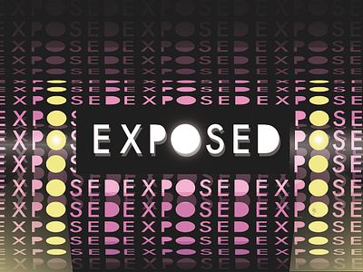 Banner design for youth event: Exposed