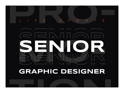 Life update | Promotion = Senior Designer career design hamilton happy life milestone minimal personal promotion senior designer work