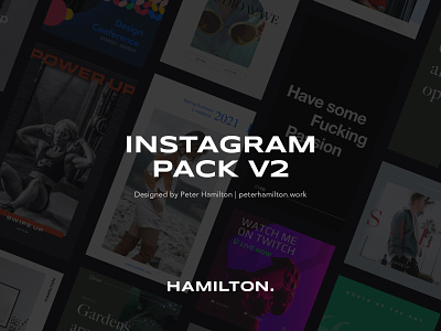 Instagram Pack V2 | Gumroad ecommerce gumroad hamilton indesign mobile photoshop product templates ui unsplash website