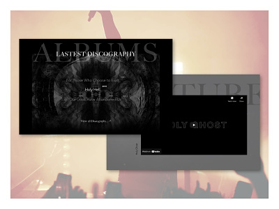 Architects Site Design | Discography + Documentary architects band black design documentary indesign metalcore minimal rock ui webdesign
