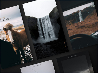 Iceland Story Template instagram mobile story template ui