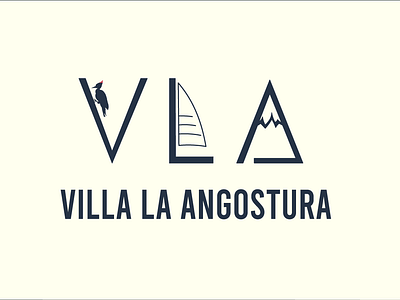 VLA branding design illustration logo vector