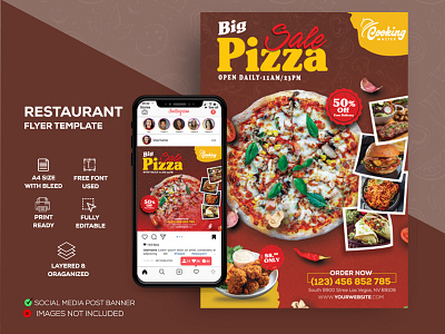 Piza Flyer Template