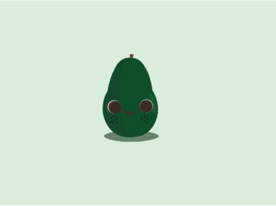 Avocado illustration design