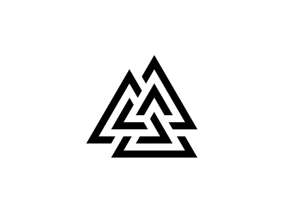 Triangles experimental icon logo logo design minimal simple triangle