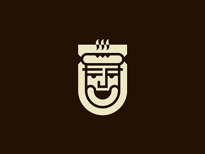 Wurstbraterei cafe face food logo logo design man restaurant sausage sausage restaurant wiener wienie wurstbraterei
