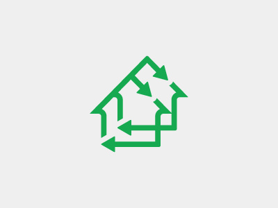 ReCreate - House Icon by Logorado on Dribbble