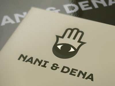 Nani & Dena fashion hamsa identity logo minimal