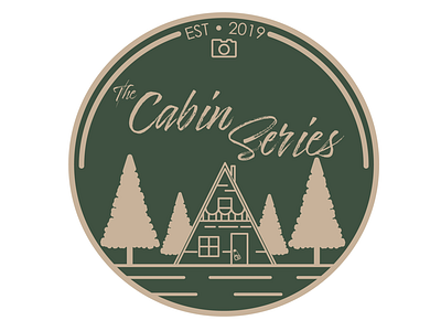 The Cabin Series cabin cool fun green icon illustration logo logo design nature outdoors photography trees