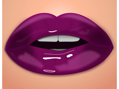 Glossy Lips 3d amazing animation art branding design designprocess figma graphic design ill illustration instagram lip lipstick naughty