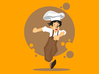 Funny chef adobe illustrator branding character characterdesign concept flat design flatdesign graphicdesign illustration illustration art imagination