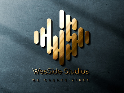 WesSide Studios anime caricature cartoon character create design hunterlancelot letter logo lettermark logo logo design mascot quarantine sketch sound soundwave studios vive wave waves