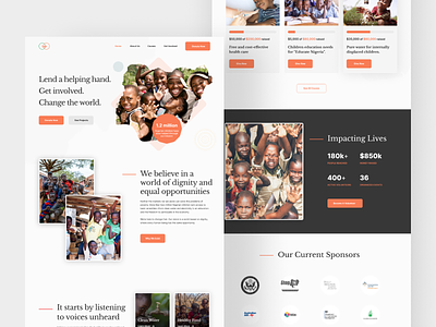 NGO Website concept design