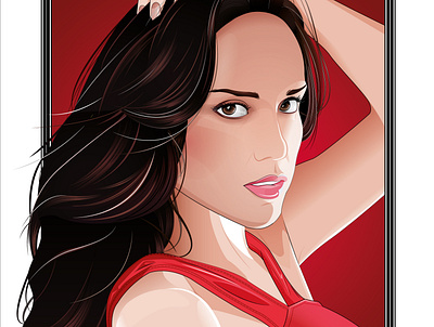 Estefani Julio digitalart girl character girl illustration illustration illustration art illustrator portrait art vectorart