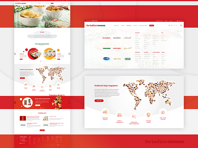 Homepage design for Swisslion Takovo