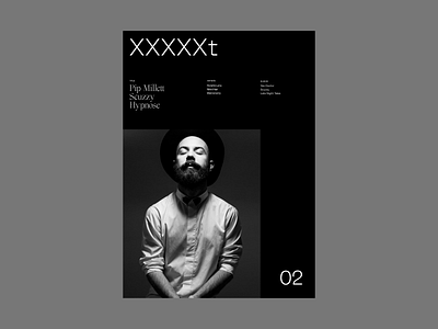 XXXXXt branding design minimal typography