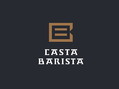 Casta Barista School Logo Design artisanal barista coffee craft drink graphic design lettering logo logotype raw restaurant sign