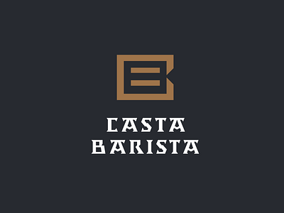 Casta Barista School Logo Design artisanal barista coffee craft drink graphic design lettering logo logotype raw restaurant sign