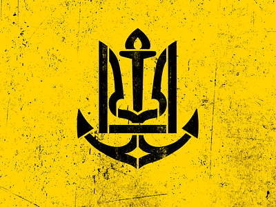 Stand With Ukraine! anchor grunge help logo putin rough texture trident ukraine war