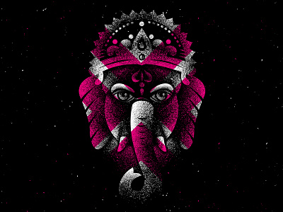 India. Discovery Coffee Roasters Branding & Packaging Design coffee craft elephant ganesha grain grunge illustration india logo organic raw roast rough stain texture tribal