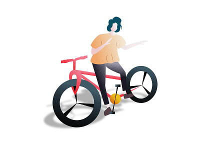 Another Bicycle boy bicycle boy draw illustration