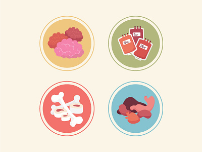 four kinds of food