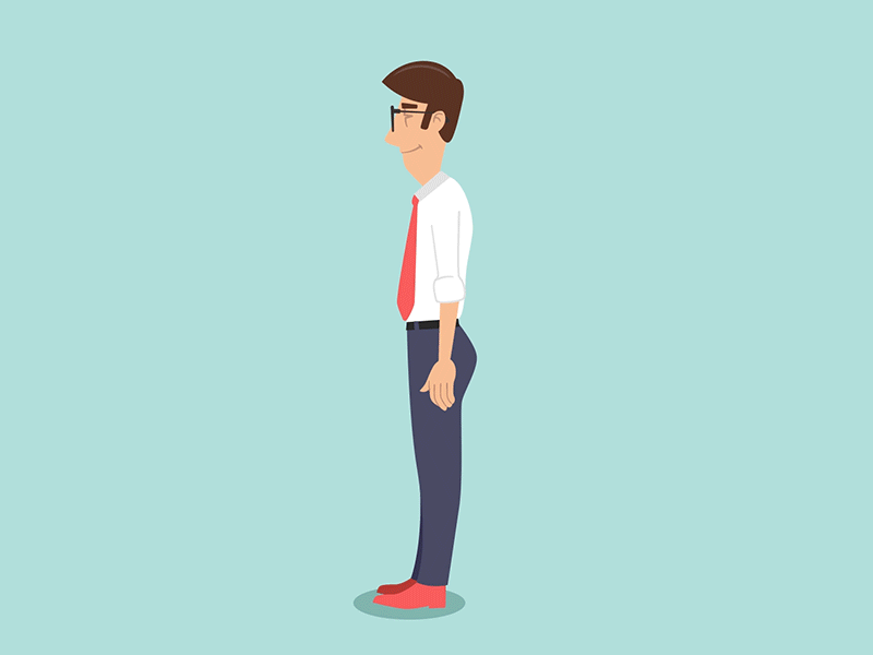 Exercise 4 2d after effects character character design design exercise illustration man move people sport suit