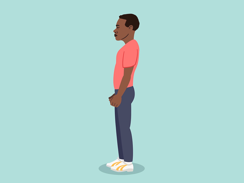 Exercise 5 2d after effects character character design design exercise illustration man move people sport squat