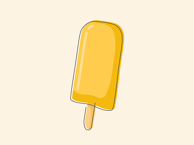 Capri 2d flat food ice ice cream icecream icon illustration pastel popsicle summer vector