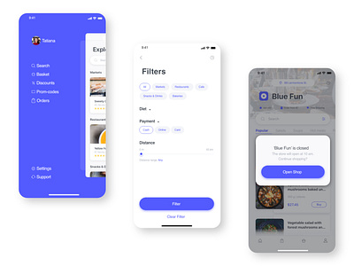 Food Delivery App adobexd appdesign food app nasrudeen nasrudeen ansari ui ux ux