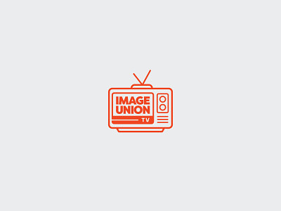 Media Company Logo #1 branding company design flat design logo logo design media media company minimal orange logo retro retro logo streaming television tv vector vintage