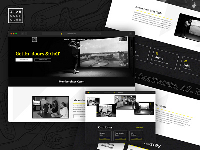 Zion Golf Club - New Website Design & Build