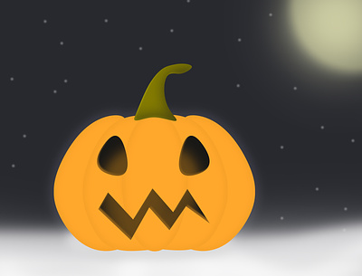 Scare-dy Night halloween image pumpkin simple