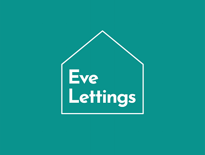 Eve Lettings branding design flat illustration lettering logo minimal type typography vector