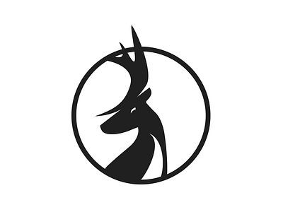 Stag Logo deer icon logo vector