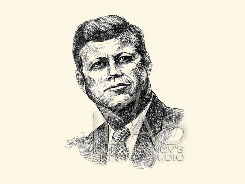John F Kennedy By Igor Lukyanov On Dribbble