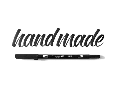 Hand Made calligraphy hand lettering hand made type hand writing handmade lettering letters tombow typography