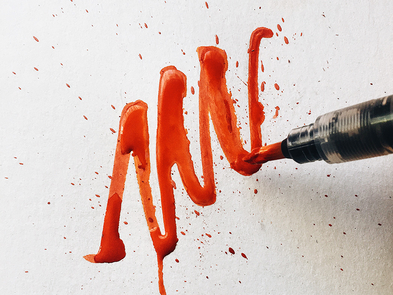This is an M by Michael Moodie on Dribbble