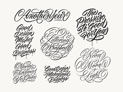 2018 Lettering Wrapped brushpen calligraphy custom type hand lettering handlettering handmade handmadetype lettering logotype script sketch type typography