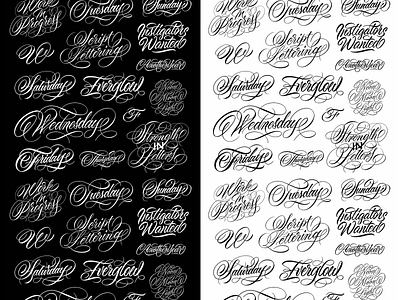Recent Work brush script brushpen brushtype calligraphy custom type hand lettering hand made type handlettering handmade handmadetype illustrator lettering logotype script sketch type typography