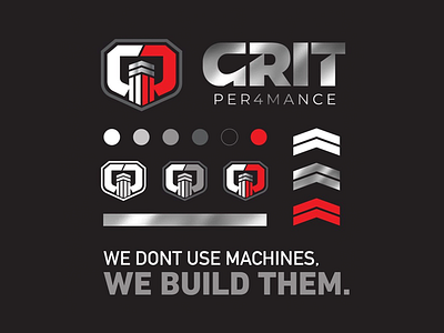 Grit Performance branding gym idenity identity design logo
