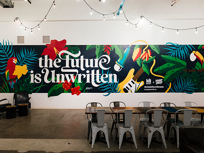 The Future is Unwritten Mural