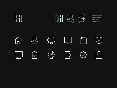 Icon set Hub XP