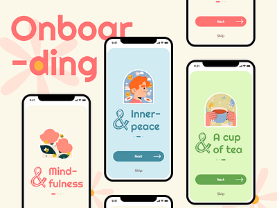 Onboarding Screens, Habit App