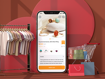 Shopping App, Product detail mobile shopping shopping online