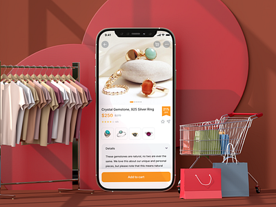 Shopping App, Product detail