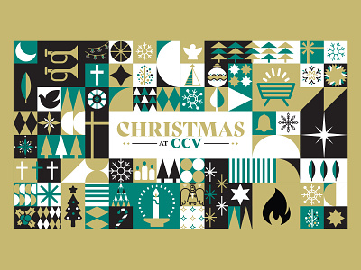 Christmas at CCV 2021 advent artwork branding christmas church design illustration series vector